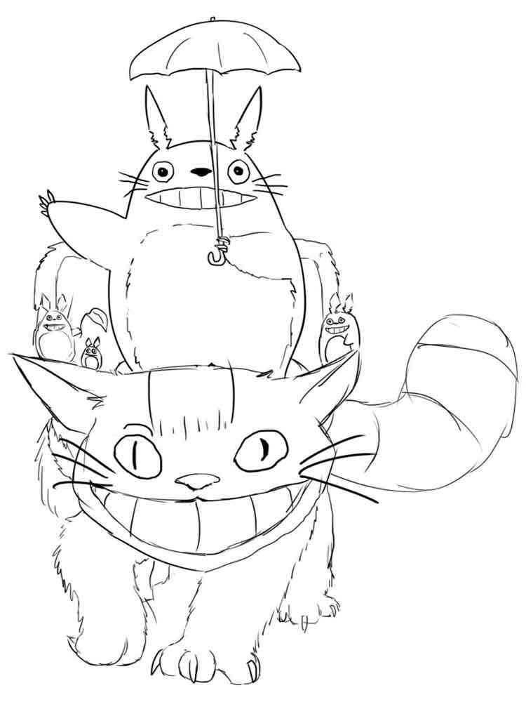 Totoro coloring pages