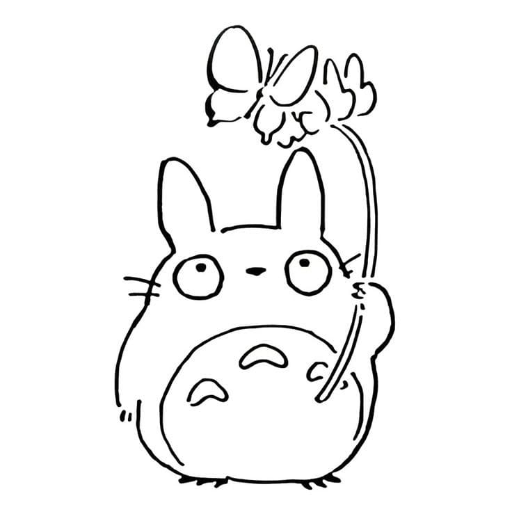 Totoro coloring pages