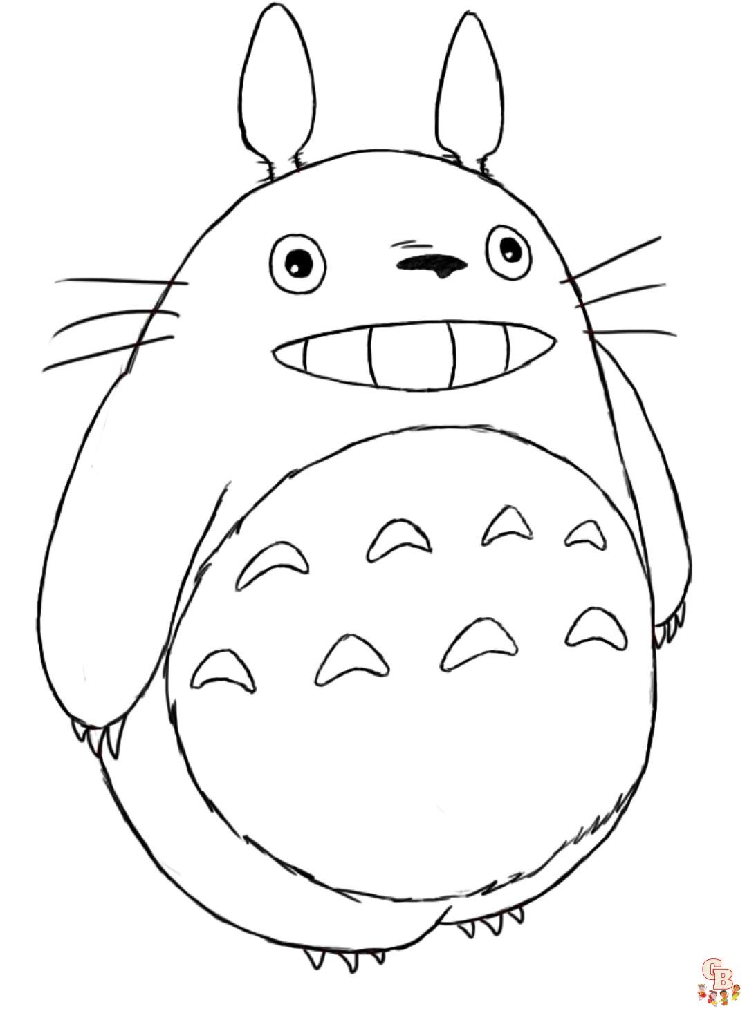 Totoro coloring pages