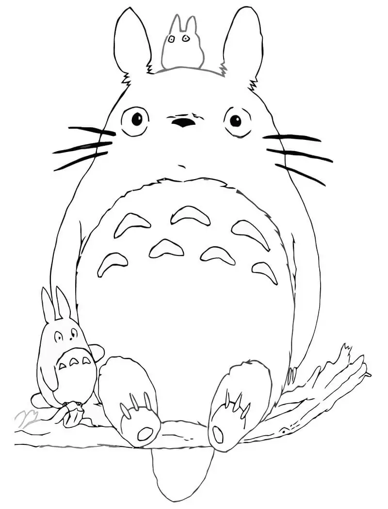 My neighbor totoro malvorlagen