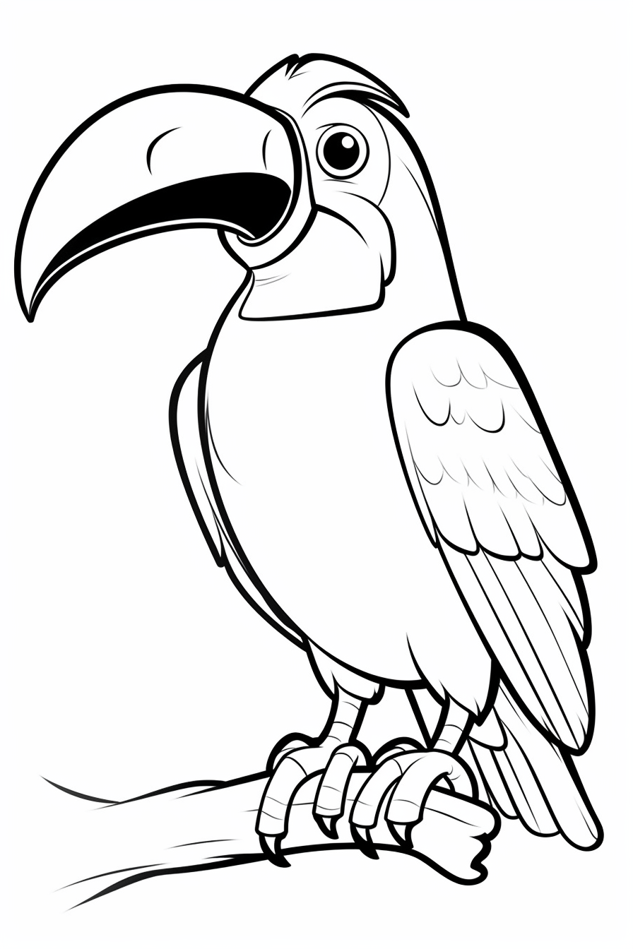 Toucan coloring pages for children years old coloring pages