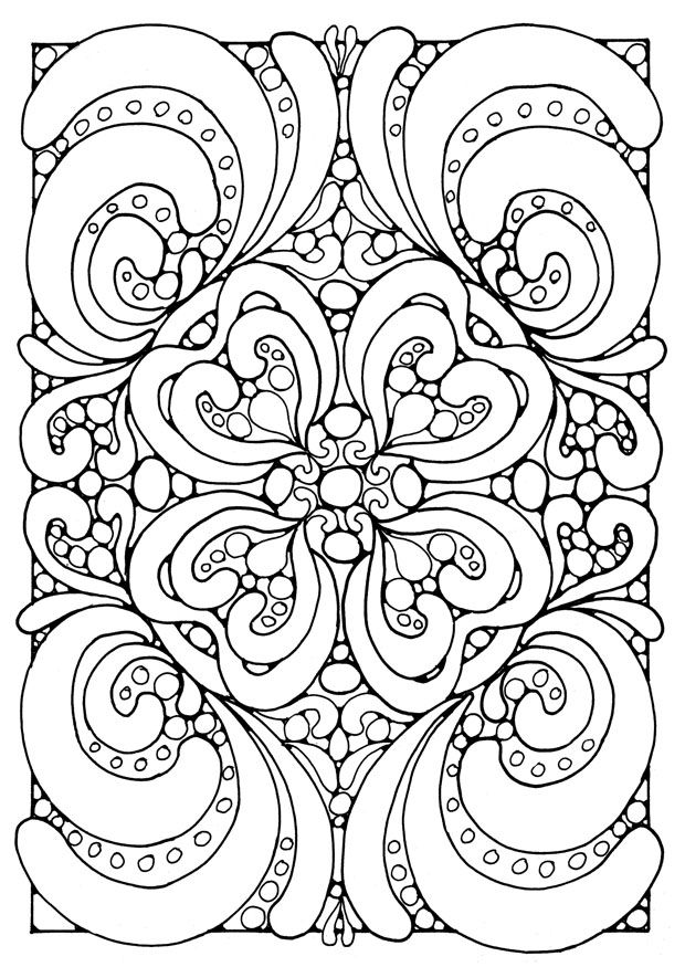 Hard coloring pages for adults