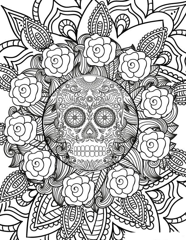 Hard coloring pages printable for free download