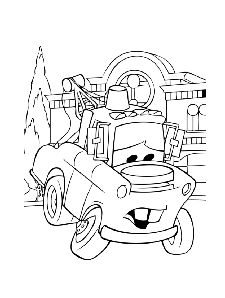 Cars coloring pages for kids