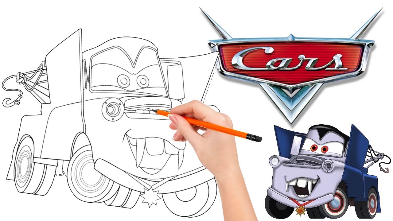 How to draw scary mater