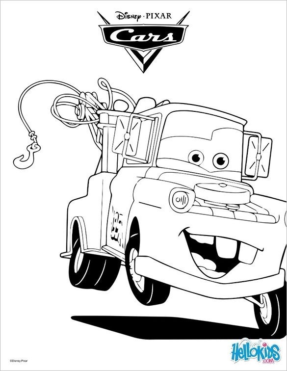 Car coloring pages