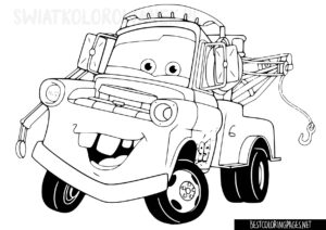 Cars coloring page