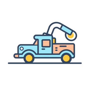 Tow truck hook clipart vector tow truck illustrated on a white background illustration truck vector png image for free download