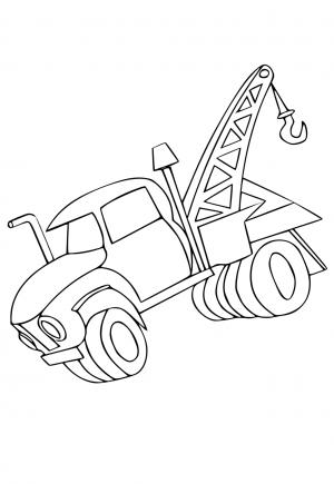 Free printable tow truck coloring pages for adults and kids