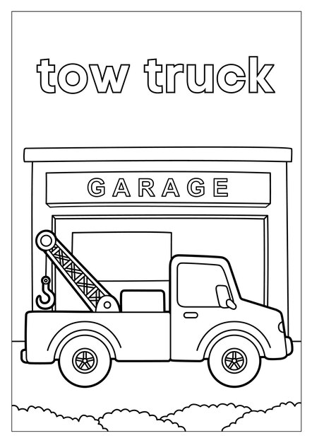 Page fire truck coloring page easy images