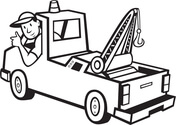 Tow truck coloring pages free coloring pages