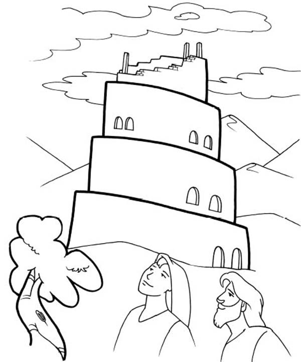 Tower of babel coloring pages