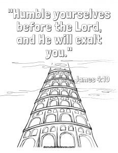 The tower of babel coloring pages ep