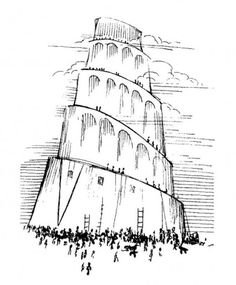 Tower of babel coloring page ideas tower of babel coloring pages tower