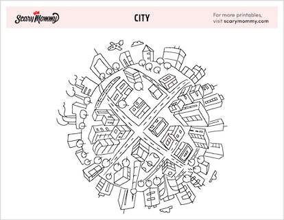 City coloring pages for times youre also feeling like youll never sleep