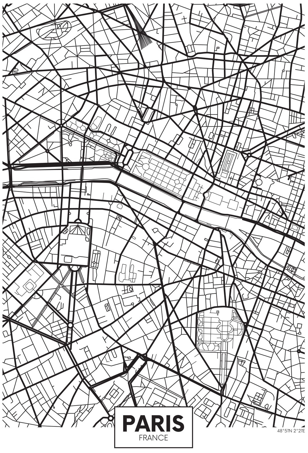 Famous cities maps