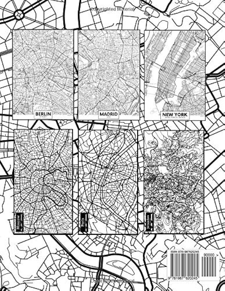 Famous cities maps