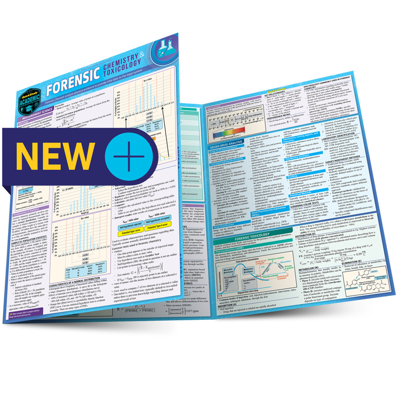 Quickstudy forensic chemistry toxicology laminated study guide