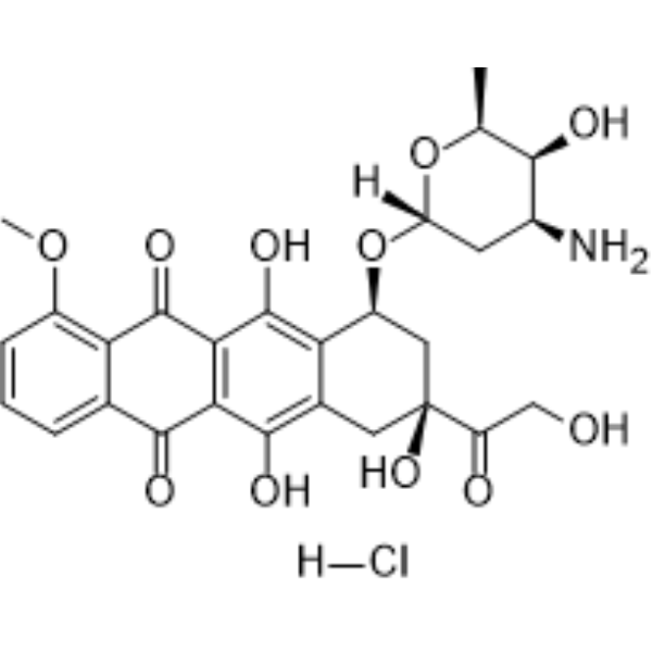 Doxorubicin hydrochloride hydroxydaunorubicin hydrochloride topoisomerase inhibitor