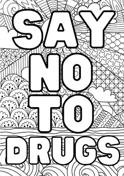 Drugs coloring pages tpt