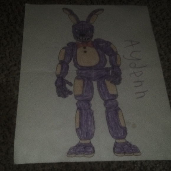 Other spring bonnie coloring page five nights at freddy