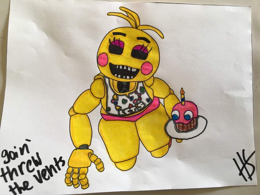 Toy chica coloring pages five nights at freddys amino