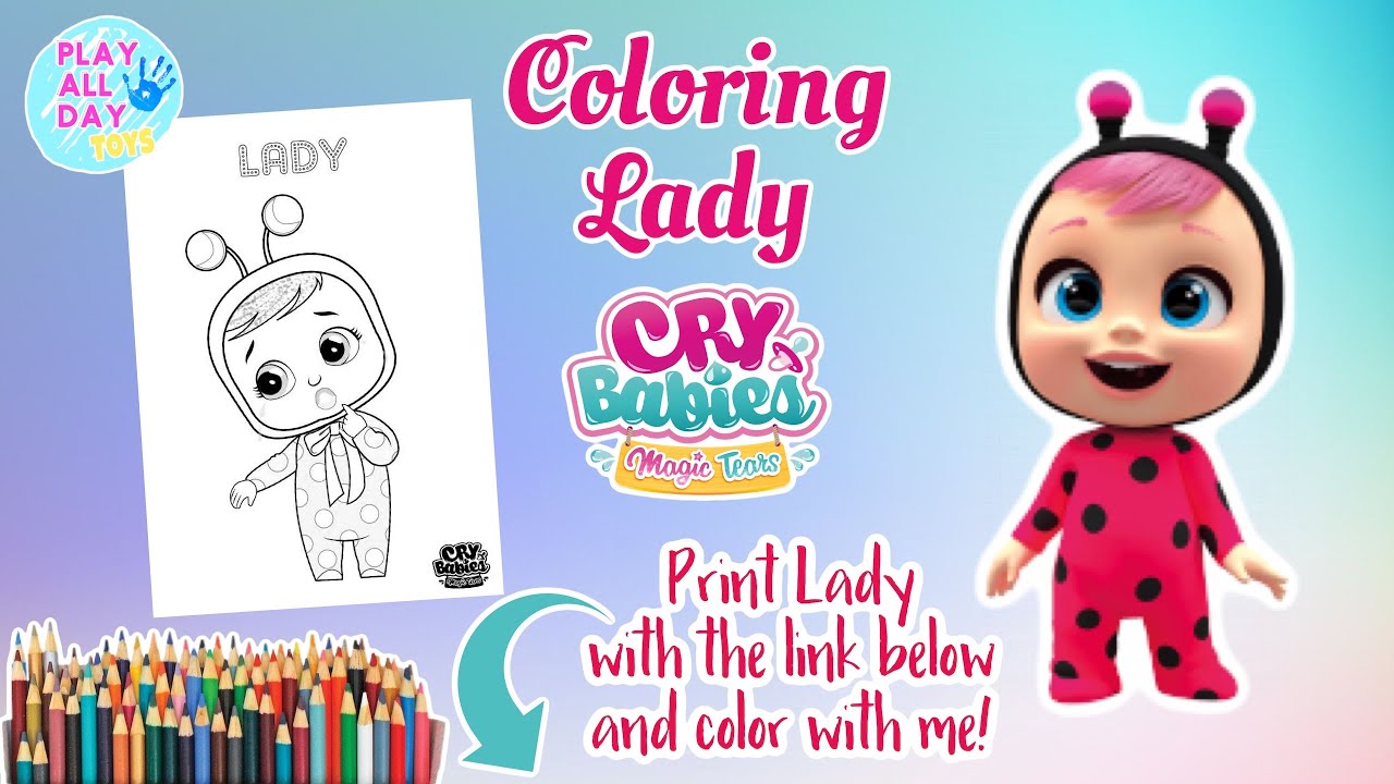 Cry babies magic tears color with me ðð coloring lady