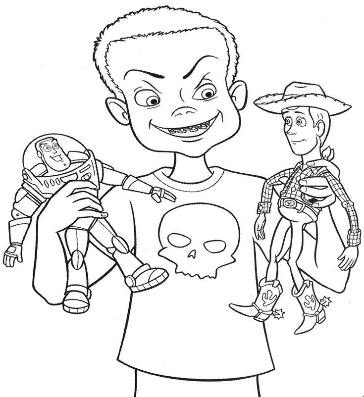 Toy story coloring pages