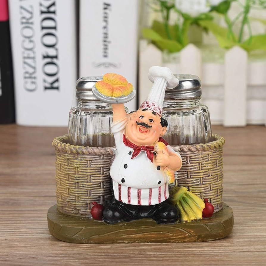 Salt shaker salt pepper bottle holder ornaments home der kitchen resin crafts lor home kitchen