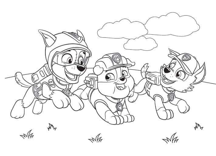 Paw patrol coloring pages