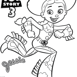 Jessie toy story coloring pages printable for free download