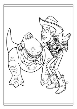 Woodys leadership printable toy story coloring pages for kids