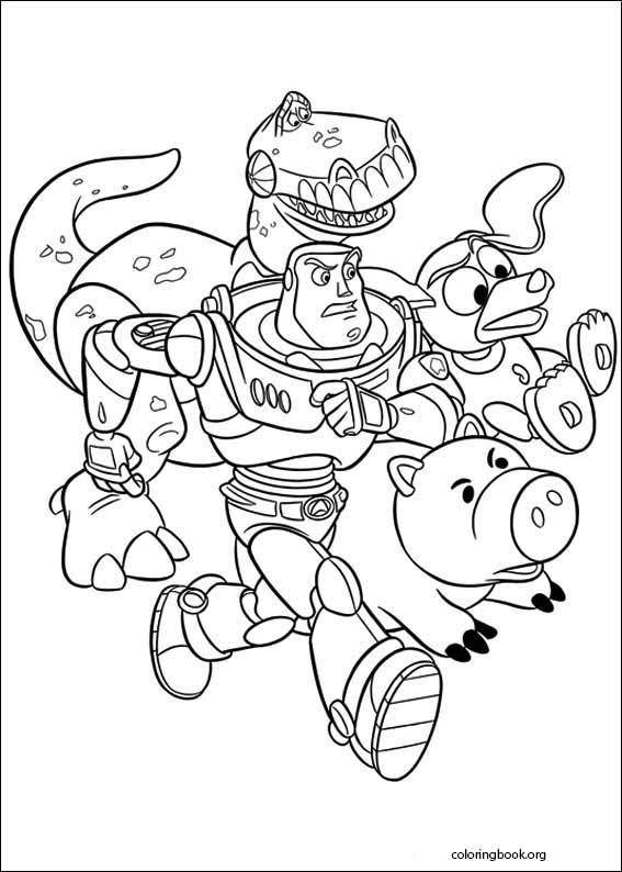 Toy story coloring page