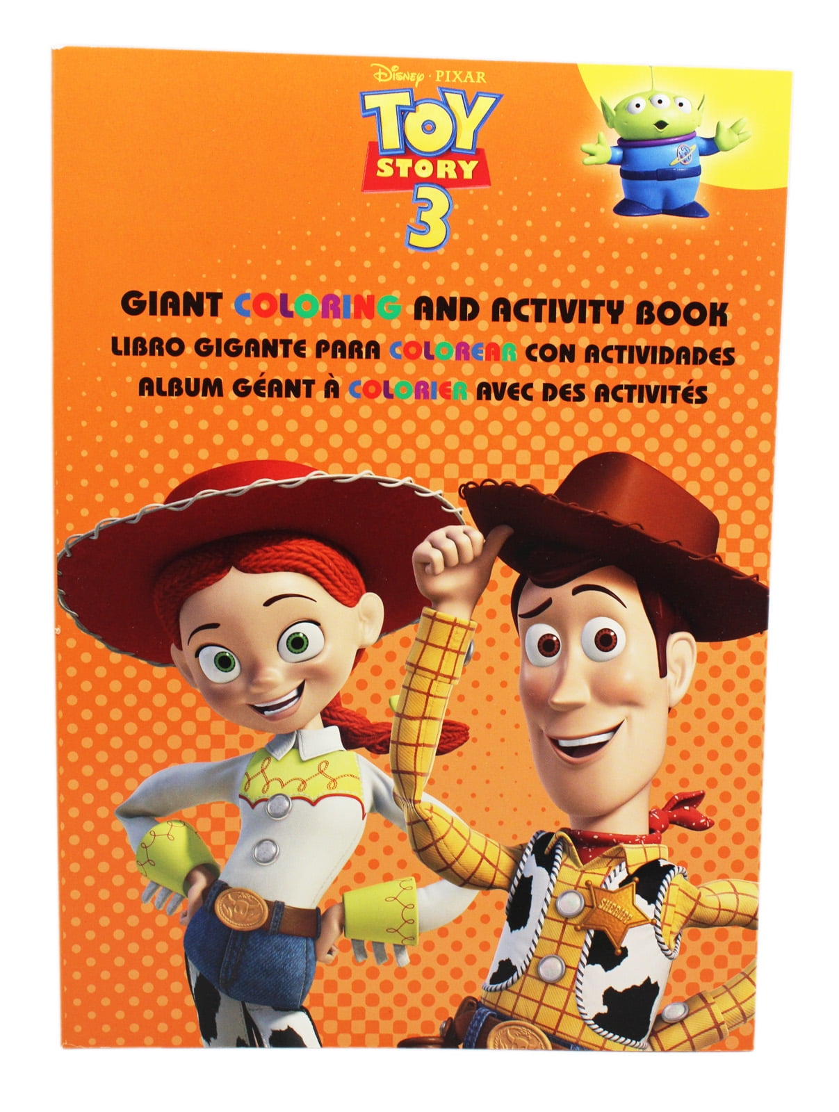 Disney pixars toy story jessie and woody orange cover coloring book