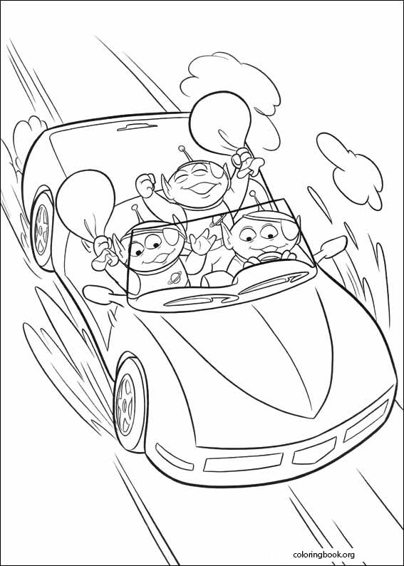 Toy story coloring page