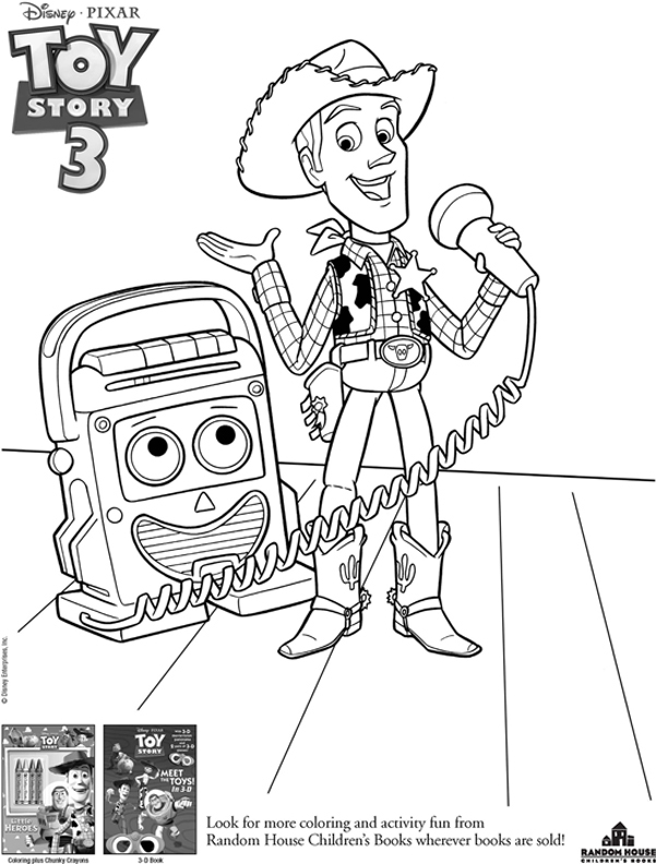 Toy story coloring pages com