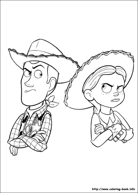 Toy story coloring picture