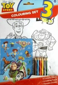 Toy story colouring set