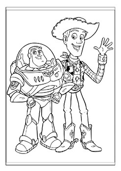 Captivating toy story coloring sheets for kids relive the adventure