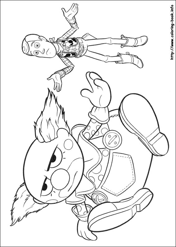 Toy story coloring picture