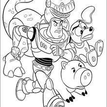 Toy story coloring pages