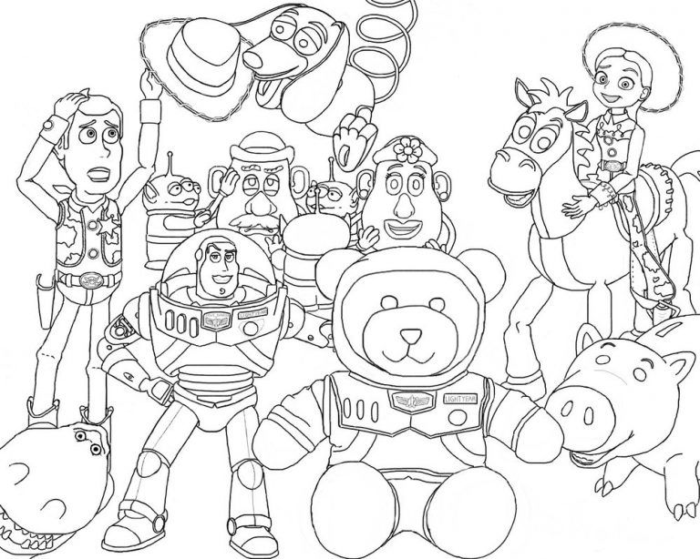 Toy story coloring pages