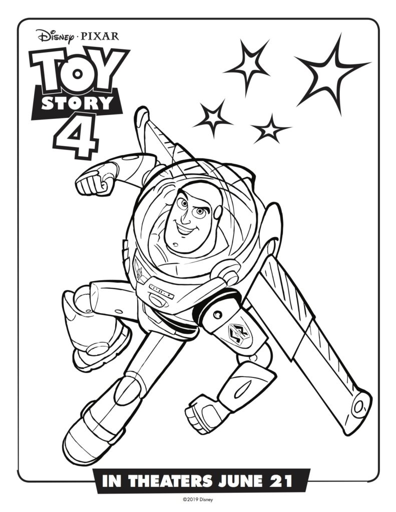 Toy story activities and coloring pages simply sweet days