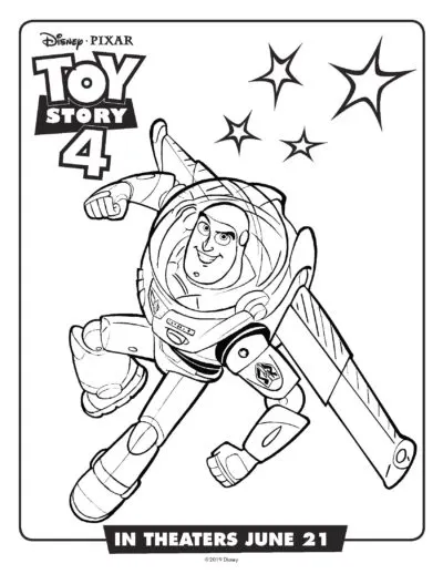 Free printable toy story coloring pages activity sheets