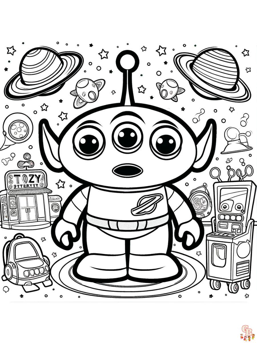 Best toy story coloring pages for kids