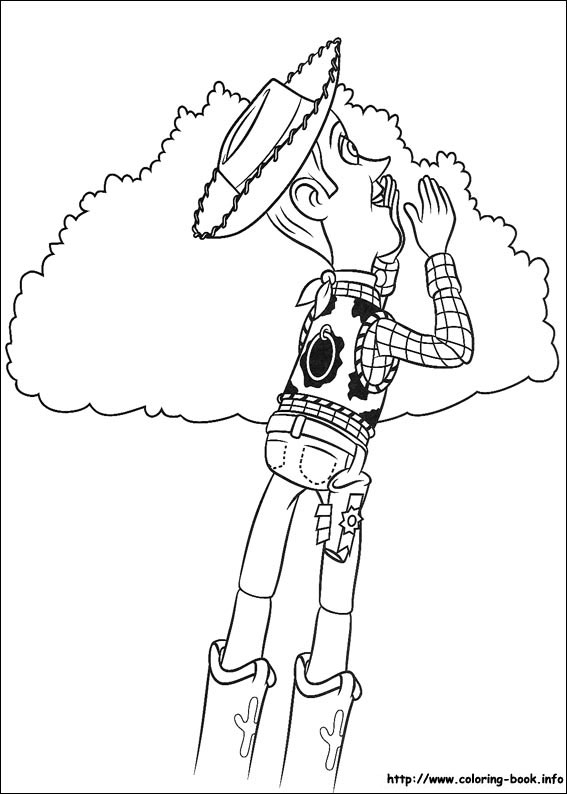 Toy story coloring picture