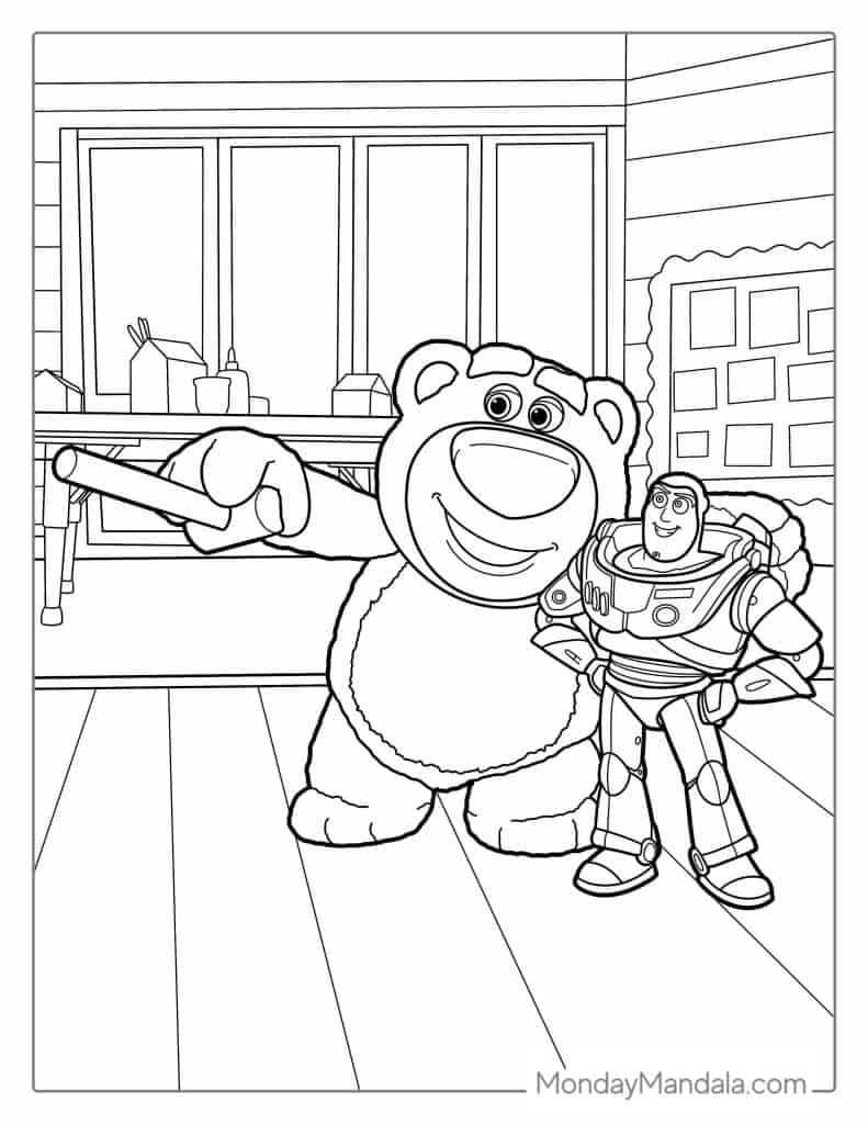 Toy story coloring pages free pdf printables