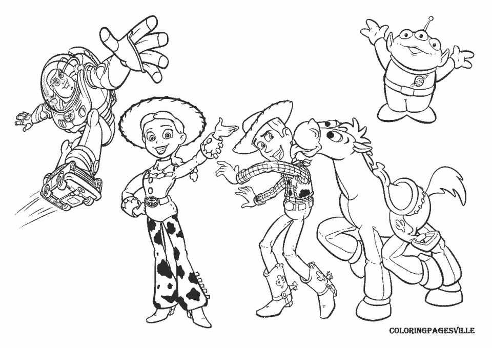 Free printable toy story coloring pages