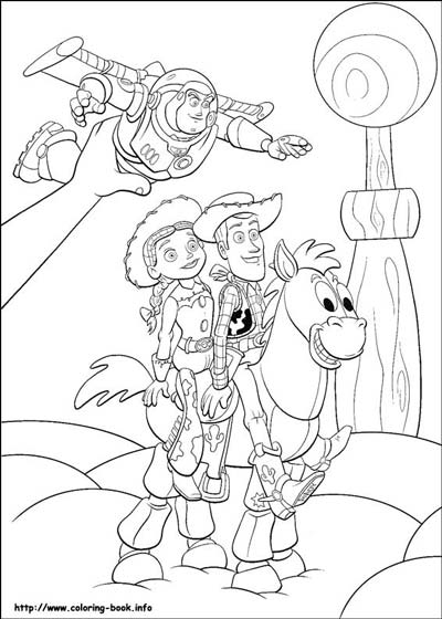 Updated toy story coloring pages