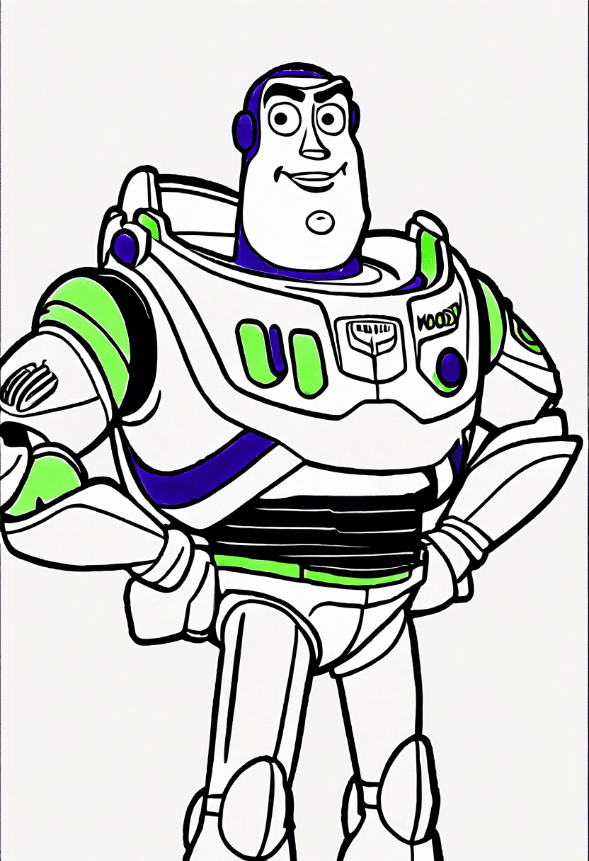 Buzz lightyear coloring pages